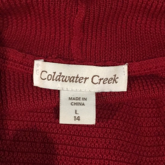 Coldwater creek red turtleneck sweater - Picture 4 of 6